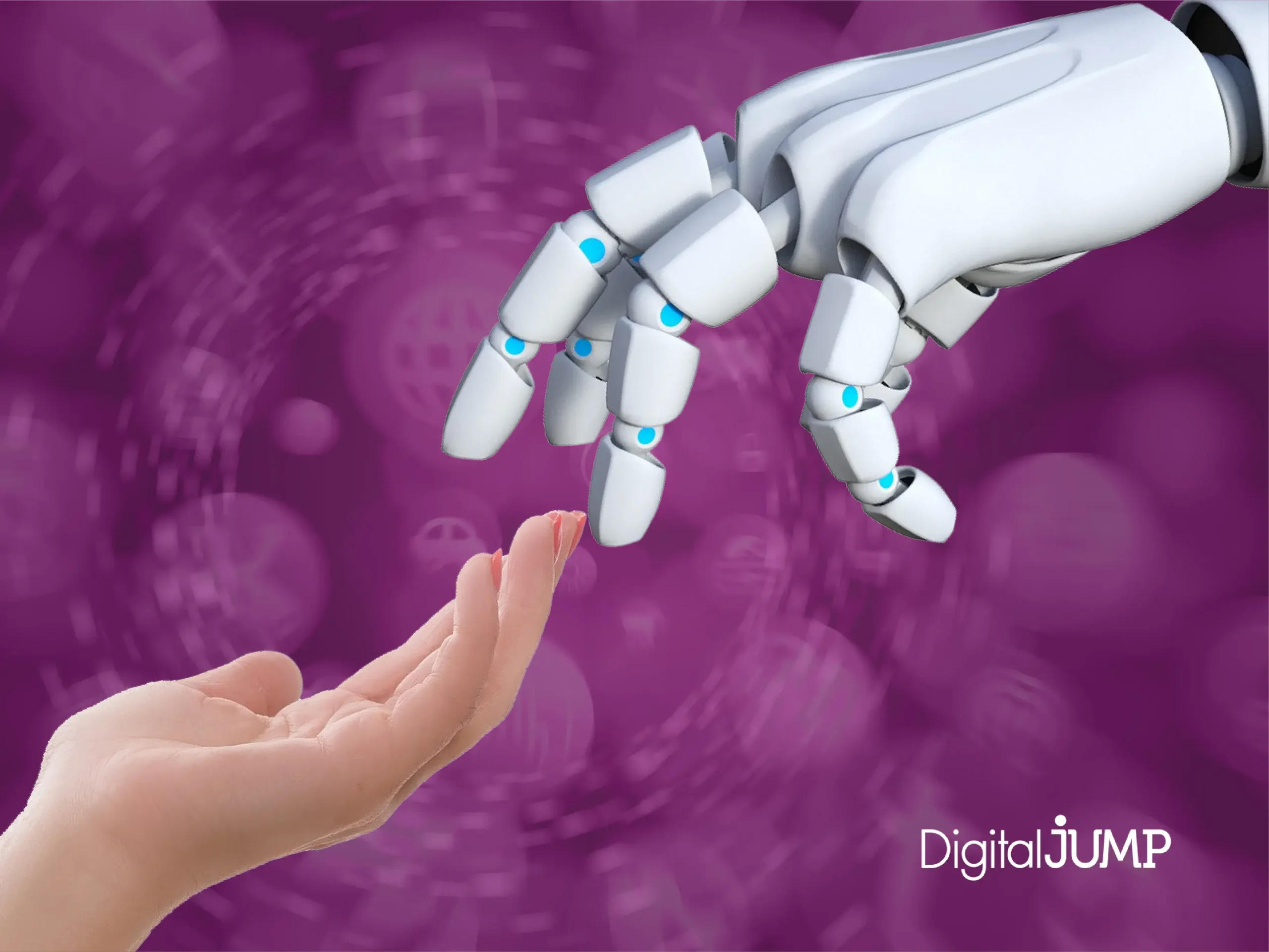 El poder de la inteligencia artificial y la creatividad humana en la generación de contenido - By Digital Jump