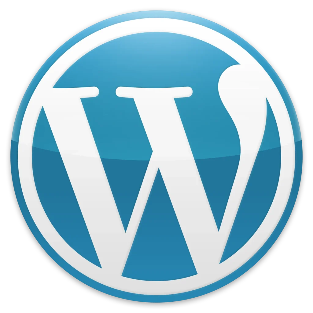 Wordpres Logo Azul
